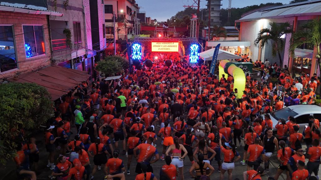 Corredores participantes en Urabá Corre